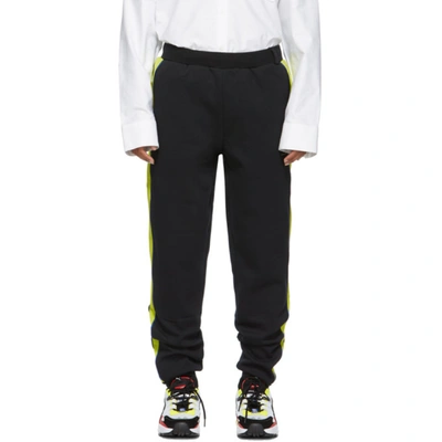 Ader Error Black Puma Edition Lounge Pants In 01 Black