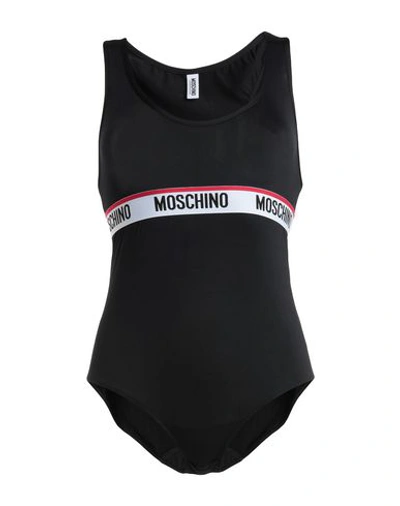 Moschino Bodysuits In Black
