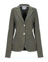 Harris Wharf London Suit Jackets In Military Green