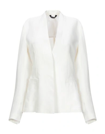 Sartorial Monk Suit Jackets In White