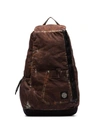 Stone Island 'paintball Camo Cotton' Cordura Backpack In Brown