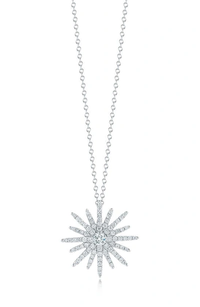 Kwiat Elements Pave Diamond Pendant Necklace In White Gold