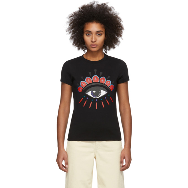 kenzo eye t shirt black