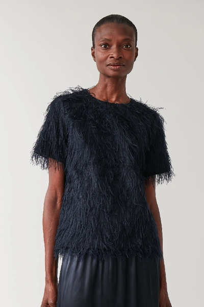 Feather skirt cos hot sale