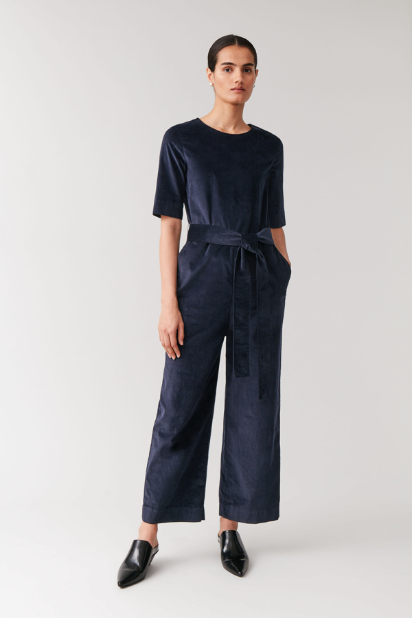 straight leg jumpsuit