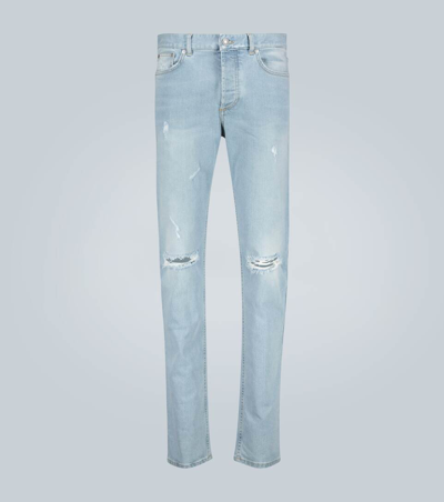 Givenchy Slim-fit Distressed Jeans In Blue