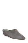 Vince Women's Baxley Wedge Heel Mules In Mole Suede