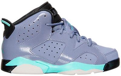Pre-owned Jordan 6 Retro Iron Purple (ps) In Iron Purple/bleached Turquoise-black