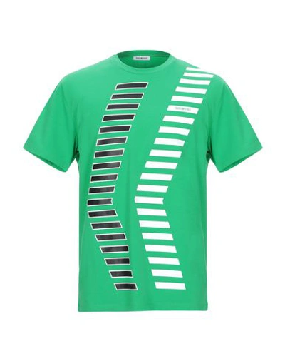 Bikkembergs T-shirts In Green