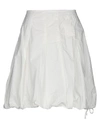 Album Di Famiglia Knee Length Skirts In White
