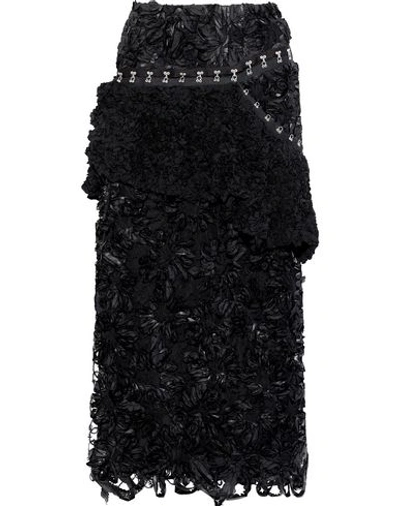 Proenza Schouler Midi Skirts In Black