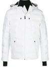 Aztech Mountain 'nuke Suit' Hooded Waterproof Puffer Jacket In White