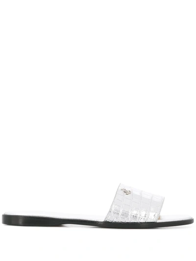 Jimmy Choo Minea Open-toe Sandals In Silver