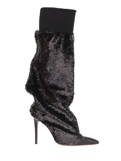 Alexandre Vauthier Laura Boots In Black