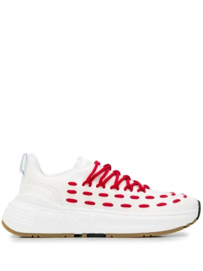 Bottega Veneta The Lace Speedster Sneakers In White