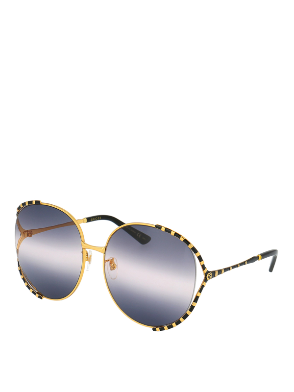 gucci two tone sunglasses