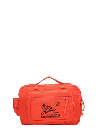Raf Simons Rs Waistbag Waist Bag In Orange Canvas