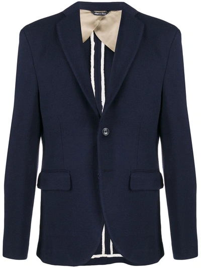 Lc23 Single-breasted Fitted Blazer In Blue