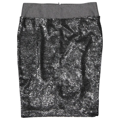 Pre-owned Kaufmanfranco Silk Mid-length Skirt In Silver