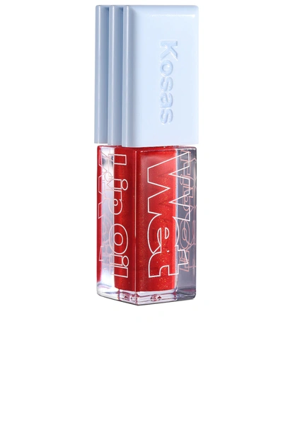 Kosas Wet Lip Oil Plumping Peptide Lip Treatment Gloss Jaws .15 oz/ 4.6 ml