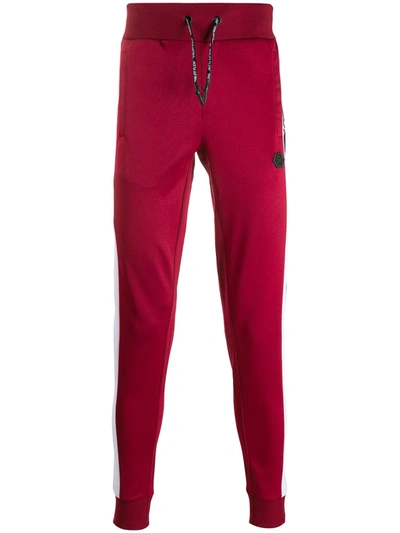 Philipp Plein Skull Jogging Trousers In Red