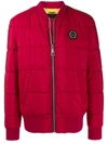 Philipp Plein Statement Padded Jacket In Red