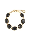 Goossens Cabochon Bead Bracelet In Gold