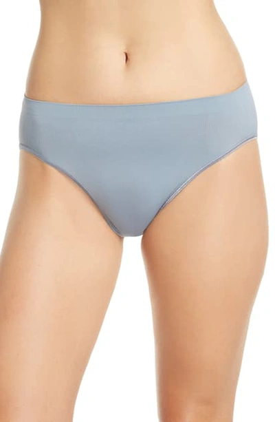 Hanro 'touch Feeling' High Cut Briefs In Oxidized Blue