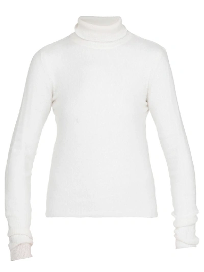 Andrea Ya'aqov Cashmere And Silk Sweater In White