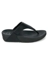 Fitflop Lulu Thong Sandals In Black