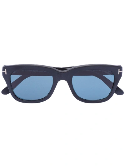 Tom Ford Square Tinted Sunglasses In Black
