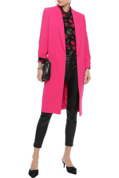 Alice And Olivia Full-length Jacket In Fuchsia