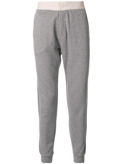 Kent & Curwen Tapered Track Trousers In Grey