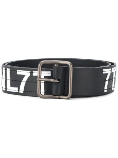 Diesel 3d Logo Belt In Black