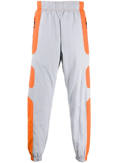 Nike Contrast Panel Track Trousers In Orange