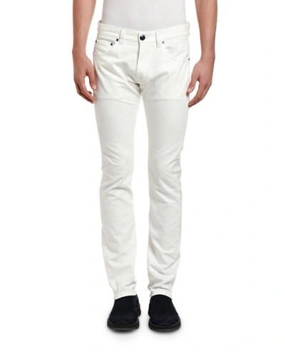 Etro Men's Skinny Stretch-denim Jeans In White