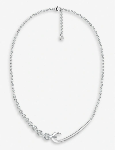 Shaun Leane Hook Chain Sterling Silver Choker Necklace