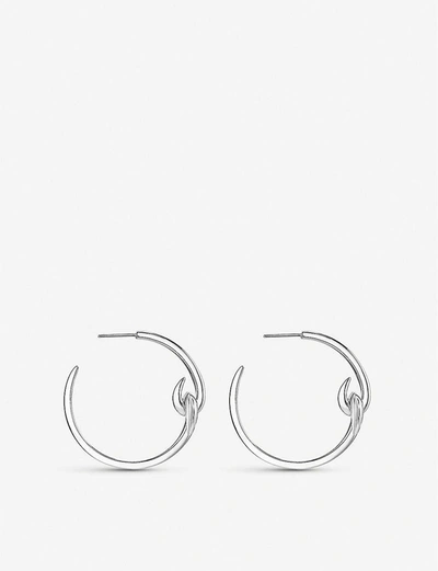 Shaun Leane Hook Hoop Sterling Silver Earrings