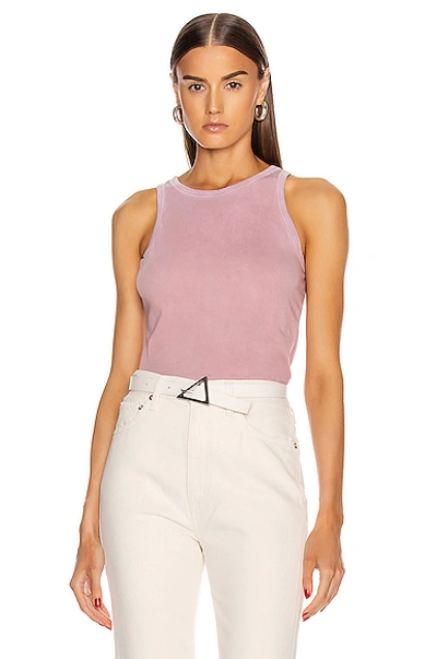 Cotton Citizen Verona Rib-knit Tank - 100% Exclusive In Hot Pink