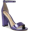 Sam Edelman Women's Yaro High-heel Sandals In Pop Violet Leather