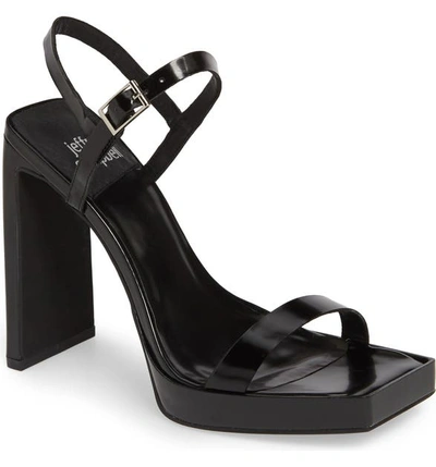 Jeffrey Campbell Women's Danceria-2 Platform High-heel Sandals In Black Patent