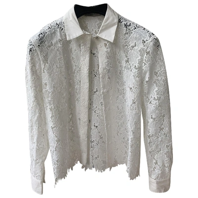 Pre-owned Paul & Joe Sister Lace Blouse In White