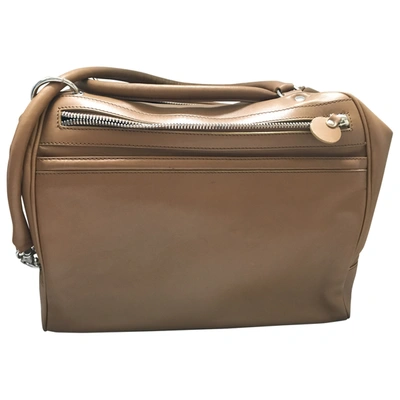 Pre-owned Hogan Leather 24h Bag In Beige