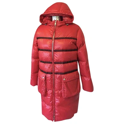 Pre-owned Ermanno Scervino Puffer In Red