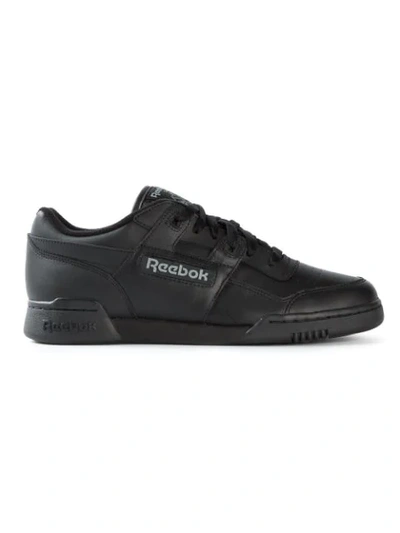 Reebok Men's Workout Plus Casual Sneakers From Finish Line In Black