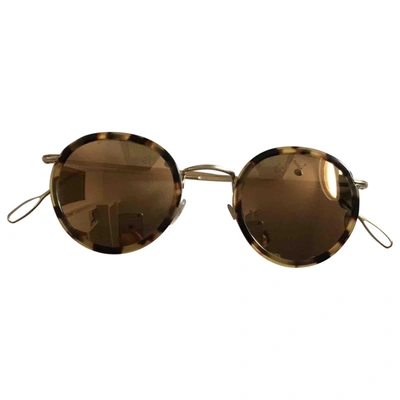 Pre-owned Kyme Gold Metal Sunglasses
