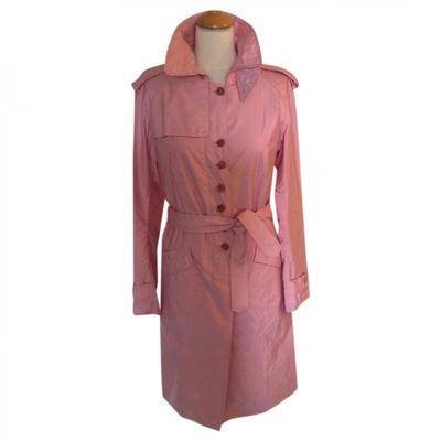 Pre-owned Ermanno Scervino Pink Trench Coat