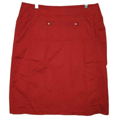 Pre-owned Krizia Mid-length Skirt In Red