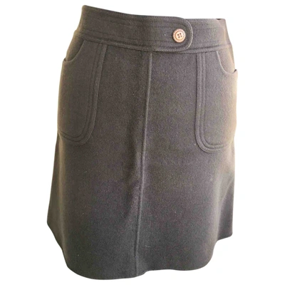 Pre-owned Paul & Joe Wool Mini Skirt In Brown