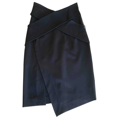 Pre-owned Josh Goot Mid-length Skirt In Black